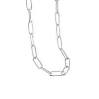 Korean Geometric Chain Clavicle S925 Sterling Silver Necklace Female main image 5