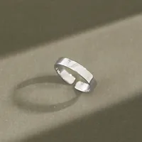 925 Sterling Silver No Inlaid Geometric Rings main image 2
