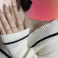 Korean Style S925 Sterling Silver Coil Ring For Women Simple Bracelet Simple Fashion Ins Light Luxury Internet Celebrity Fine Index Finger Tail Ring Ring main image 3
