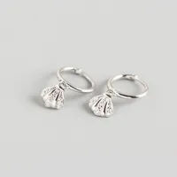 Fashion Shell Plating Inlaid Shell Gem Earrings sku image 1