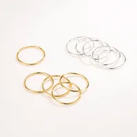 Korean Style S925 Sterling Silver Coil Ring For Women Simple Bracelet Simple Fashion Ins Light Luxury Internet Celebrity Fine Index Finger Tail Ring Ring sku image 2
