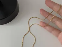 Wholesale Jewelry Heart 304 Stainless Steel Titanium Steel 18K Gold Plated Inlaid Gold Pendant Necklace main image 2