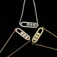 Rose Gold Bracelet Geometric Shape Three Flash Diamond Stainless Steel Bracelet main image 3