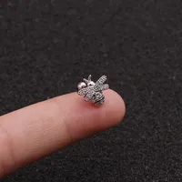 Ear Cartilage Rings & Studs Exaggerated Insect Copper main image 3