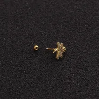 Ear Cartilage Rings & Studs Exaggerated Insect Copper main image 4