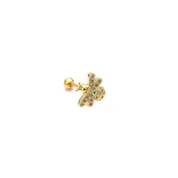 Ear Cartilage Rings & Studs Exaggerated Insect Copper main image 5