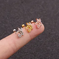 Ear Cartilage Rings & Studs Moon Copper main image 2