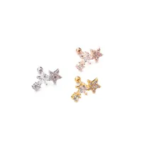Ear Cartilage Rings & Studs Star Copper main image 5