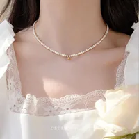 Vintage Style Water Droplets Heart Shape Artificial Pearl Alloy Women's Necklace main image 1