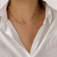Vintage Style Water Droplets Heart Shape Artificial Pearl Alloy Women's Necklace main image 3