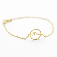 Ocean Style Hot  New Hailang Beach Pendant Bracelet Surfer Ocean Exquisite Round Bracelet sku image 1