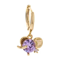 Fashion Animal Head Earrings Copper Plated Lion Puppy Cat Earrings Wholesale sku image 3