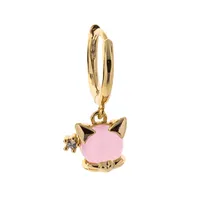Fashion Animal Head Earrings Copper Plated Lion Puppy Cat Earrings Wholesale sku image 20