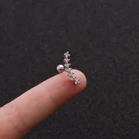 Ear Cartilage Rings & Studs Simple Style Geometric Copper sku image 9