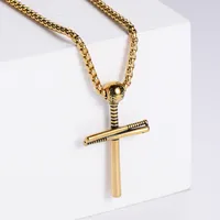 Stainless Steel 18K Gold Plated Fashion Polishing Cross sku image 4