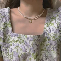 Vintage Style Water Droplets Heart Shape Artificial Pearl Alloy Women's Necklace sku image 8