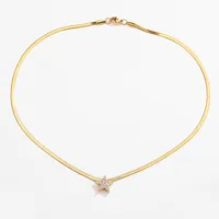 Wholesale Fashion Heart Stainless Steel Copper Plating 18K Gold Plated Necklace main image 5