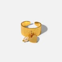 Wholesale Jewelry Fashion Heart 304 Stainless Steel Shell Inlaid Shell main image 5