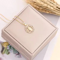 Wholesale Fashion Copper Plating 18K Gold Plated Zircon sku image 9
