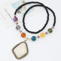 Simple Geometric Pendant Accessories Long Decorative Necklace Sweater Chain main image 4