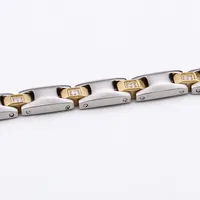 Simple Style Geometric Titanium Steel 18K Gold Plated No Inlaid Bracelets In Bulk main image 4
