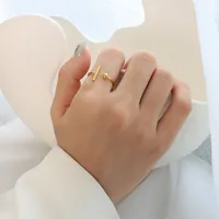 Wholesale Jewelry Fashion Geometric 304 Stainless Steel No Inlaid 18K Gold Plated Plating main image 3
