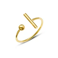 Wholesale Jewelry Fashion Geometric 304 Stainless Steel No Inlaid 18K Gold Plated Plating main image 5