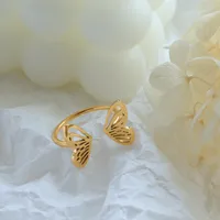 Wholesale Jewelry Fashion Geometric 304 Stainless Steel No Inlaid 18K Gold Plated Plating main image 3