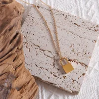 Wholesale Jewelry Fashion Geometric 304 Stainless Steel 18K Gold Plated Plating Necklace main image 2