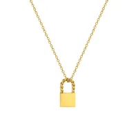 Wholesale Jewelry Fashion Geometric 304 Stainless Steel 18K Gold Plated Plating Necklace main image 5