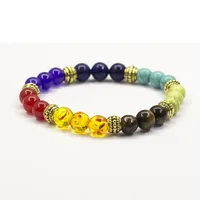New Volcanic Stone Natural Stone Tiger Eye Stone Agate Beads Colorful Bracelets main image 5