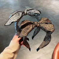 Korean Fashion Hair Accessories Female Retro Leopard Print Wide-brim Headband Wholesale main image 1