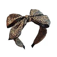 Korean Fashion Hair Accessories Female Retro Leopard Print Wide-brim Headband Wholesale main image 5