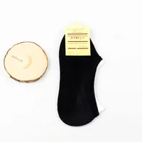 Japan And South Korea New Casual Ladies Shallow Mouth Non-slip Invisible Pure Color Boat Socks Wholesale sku image 1