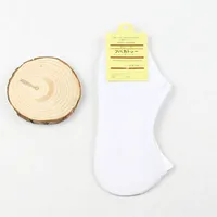 Japan And South Korea New Casual Ladies Shallow Mouth Non-slip Invisible Pure Color Boat Socks Wholesale sku image 2