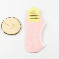 Japan And South Korea New Casual Ladies Shallow Mouth Non-slip Invisible Pure Color Boat Socks Wholesale sku image 3