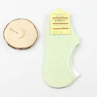 Japan And South Korea New Casual Ladies Shallow Mouth Non-slip Invisible Pure Color Boat Socks Wholesale sku image 6