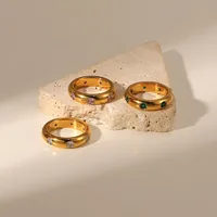 Wholesale Jewelry 304 Stainless Steel Zircon main image 3