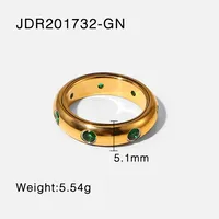 Wholesale Jewelry 304 Stainless Steel Zircon sku image 2