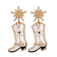 Fashion Diamond Alloy Earrings Ear Studs sku image 2