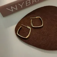 Geometric Square Earrings  New Trendy Alloy Earrings Women main image 2