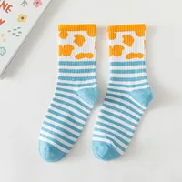 Socks Women's Tube Socks Autumn And Winter Stockings Blue Stripes College Style Stockings sku image 5