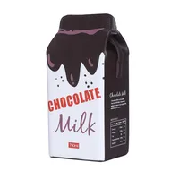 New Trendy Fashion Milk All-match Color Printing Korean Small Square Bag main image 5