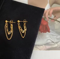 Fashion Heart Plating 304 Stainless Steel Titanium Steel No Inlaid 18K Gold Plated Rose Gold Plated Earrings main image 2