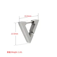 Fashion Geometric Plating Stainless Steel No Inlaid 18K Gold Plated Earrings main image 2