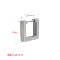 Fashion Geometric Plating Stainless Steel No Inlaid 18K Gold Plated Earrings main image 3