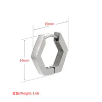 Fashion Geometric Plating Stainless Steel No Inlaid 18K Gold Plated Earrings main image 5