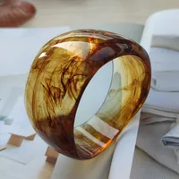 Retro Modern Style Geometric Acrylic Resin Women's Bangle main image 3