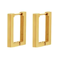Fashion Geometric Plating Stainless Steel No Inlaid 18K Gold Plated Earrings sku image 20