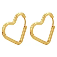 Fashion Geometric Plating Stainless Steel No Inlaid 18K Gold Plated Earrings sku image 23